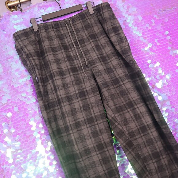 LAST CHANCE - FLEECE PJ PANTS L Old Navy *FLAWED* Lounge Travel Sleep Leisure - Picture 1 of 7